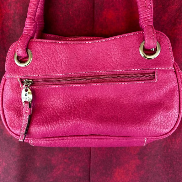 Rosetti Handbags - ROESTTI WOMEN SHOULDER HANDBAG, PINK COLOR, MULITIPLE POCKETS WITH ZIPPERS